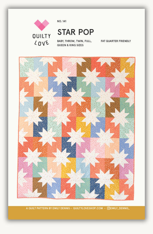 Star Pop PAPER Quilt Pattern