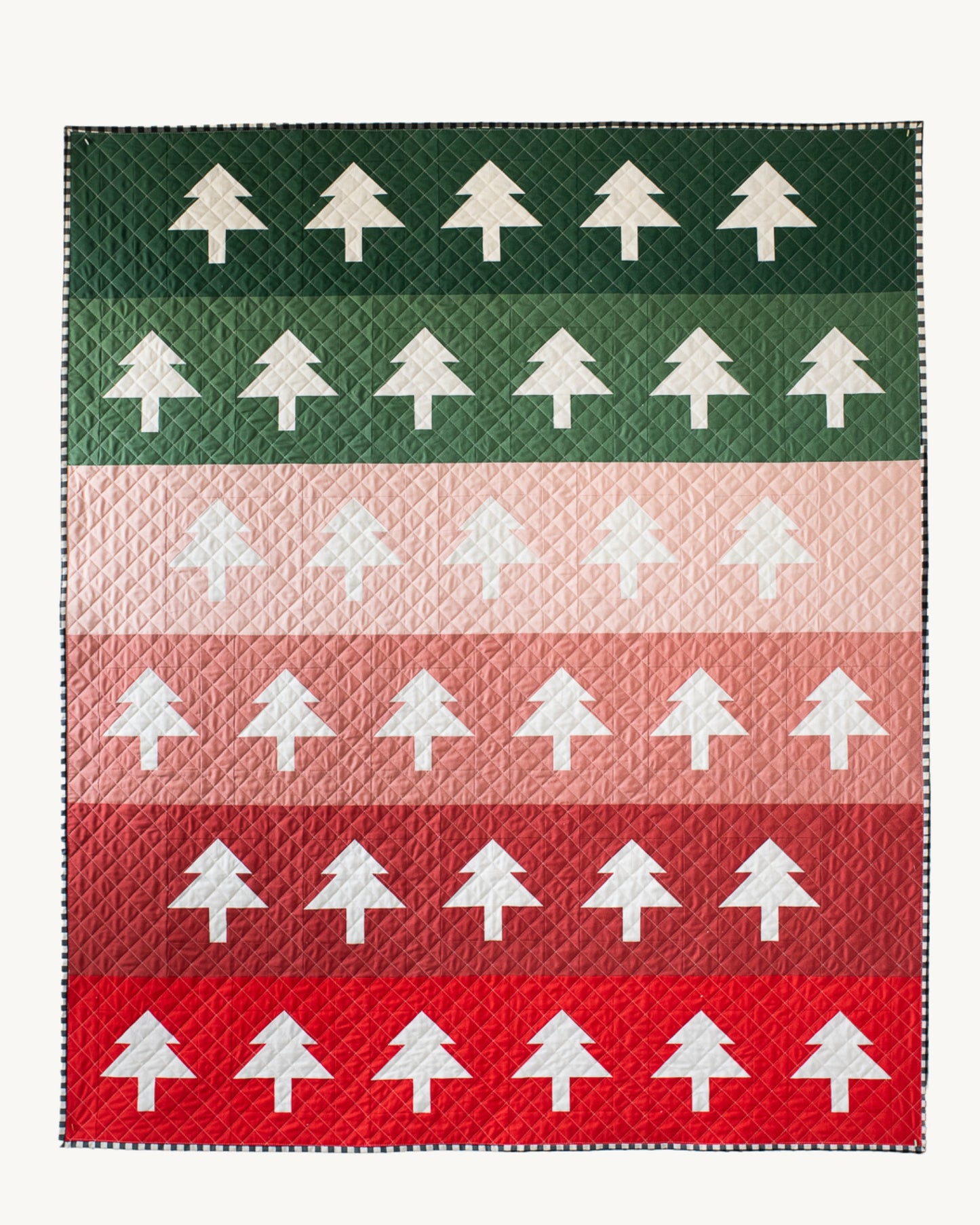 Tree Rows PAPER Quilt Pattern