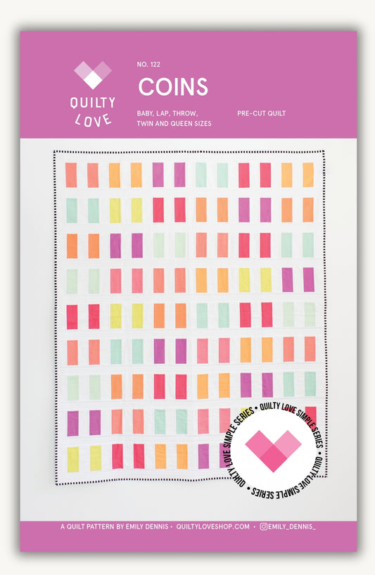 Coins PAPER Quilt Pattern