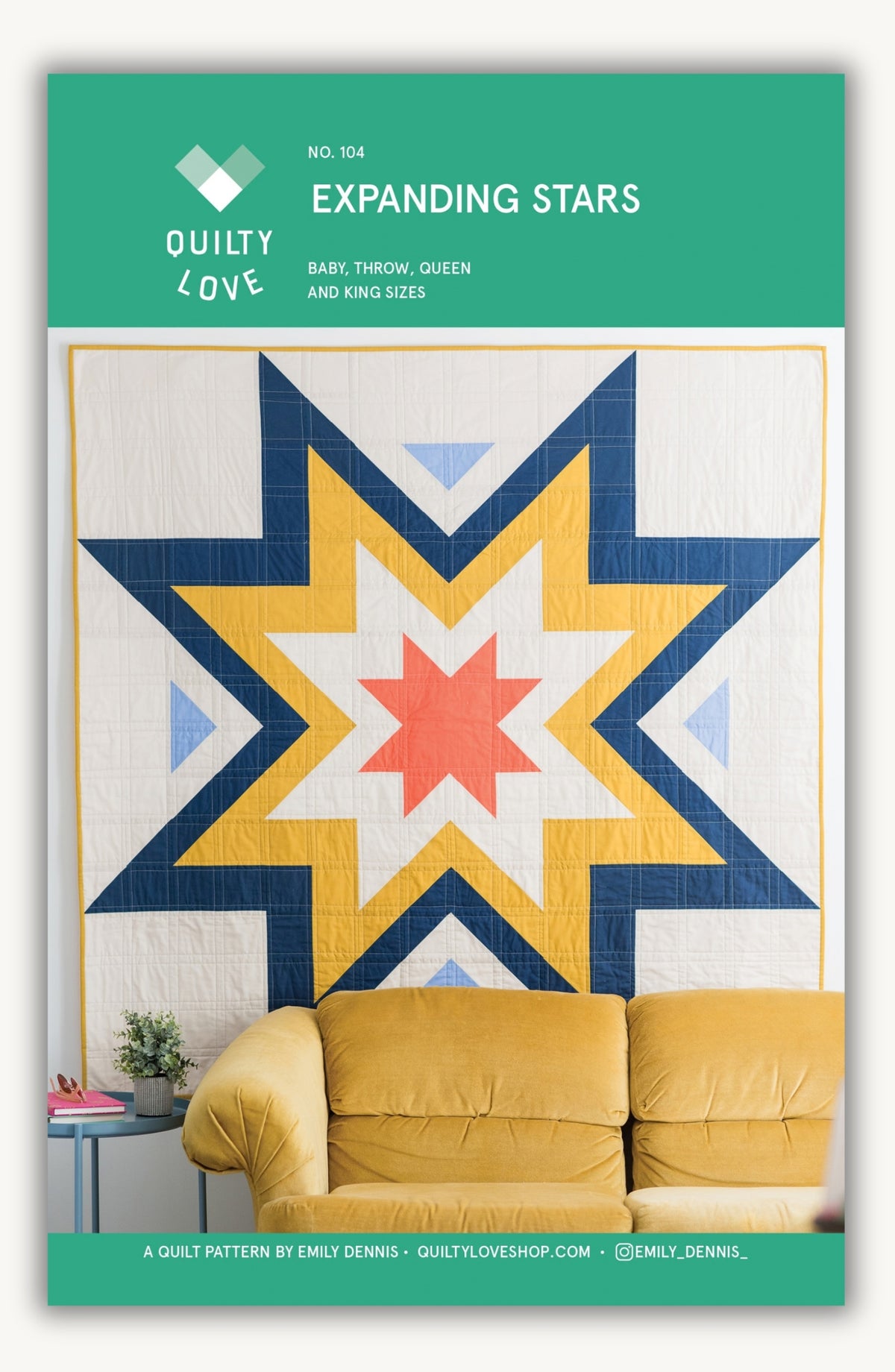Expanding Stars PAPER quilt pattern