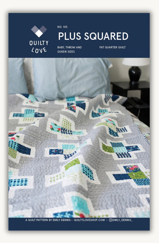 Plus Squared PAPER Quilt Pattern