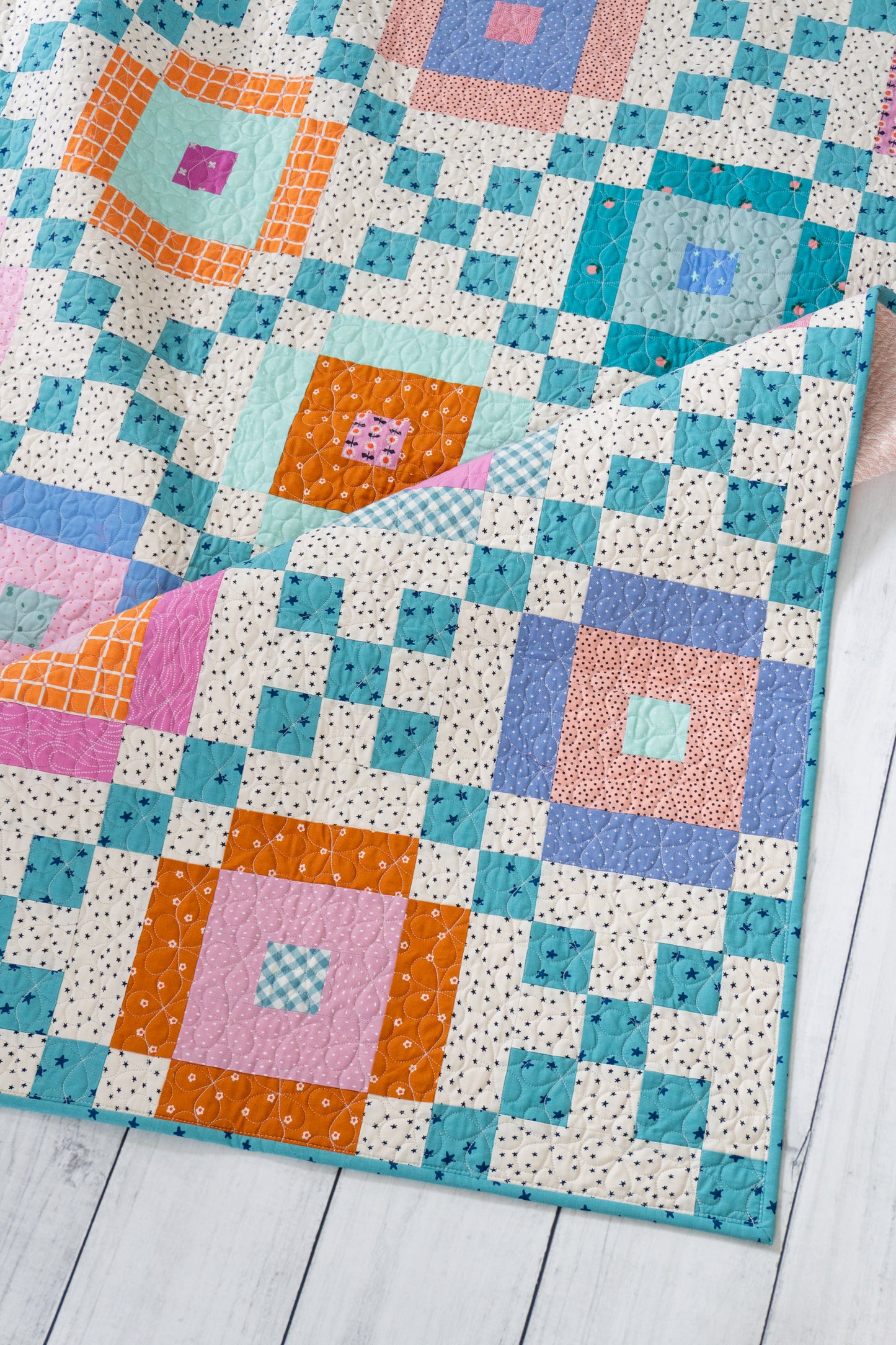 Lucky Links Irish Chain PAPER Quilt Pattern - mailed booklet