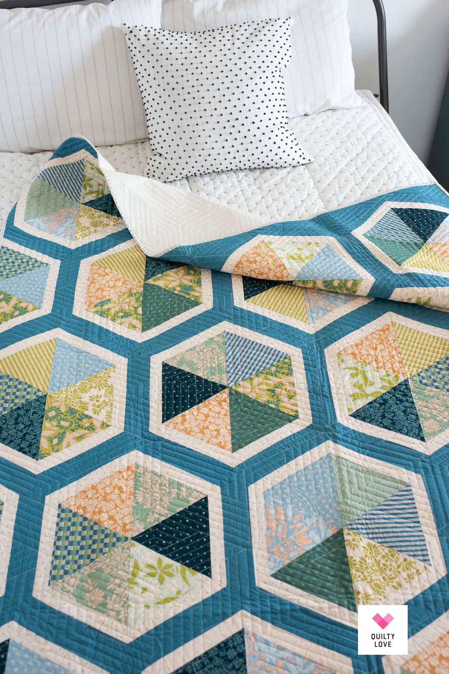 Triangle Hexies PAPER quilt pattern - 2nd edition