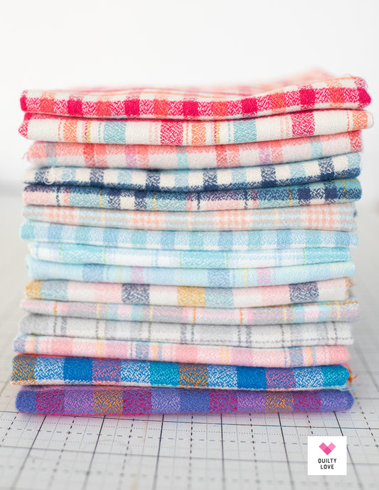 Fat Quarter bundle of Mammoth Flannels - 15 Fat Quarters