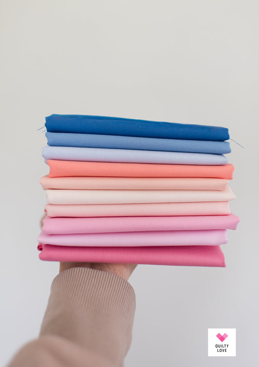 Sherbet - Bella Solids 1/2 yard bundle