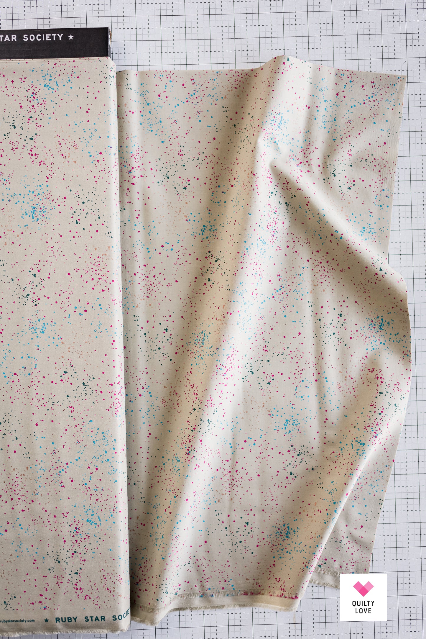 YARDAGE -Speckled-Metallic Khaki- Ruby Star Society