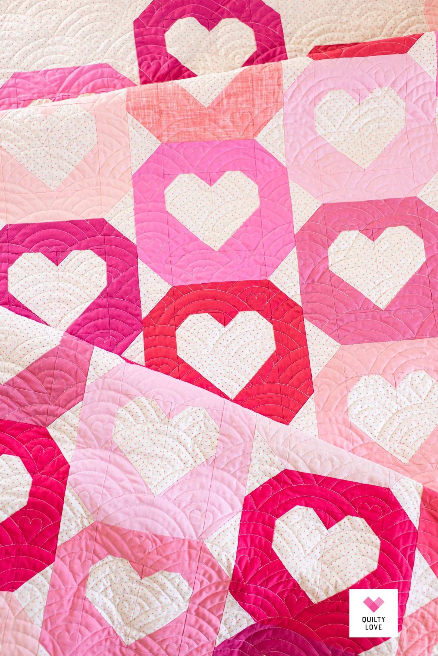 Classic Hearts PRINTED BOOKLET Quilt Pattern