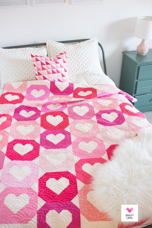 Classic Hearts PDF Quilt Pattern-Automatic Download