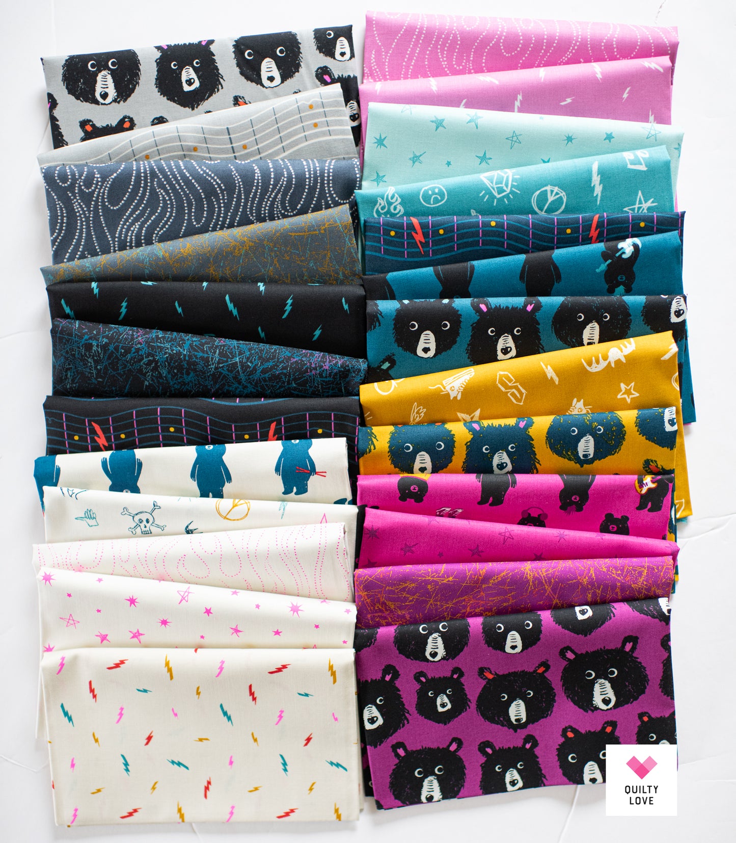 Teddy and the Bears Fat Quarter Bundle - Ruby Star Society