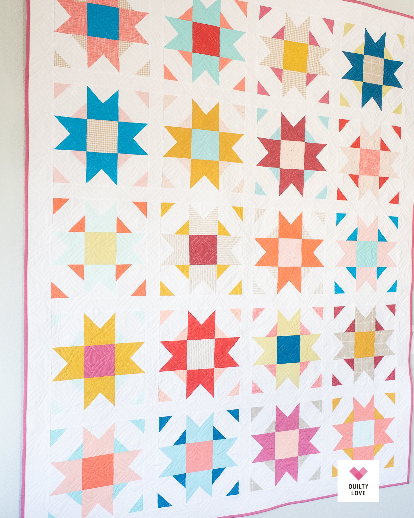 Compass Star PDF Quilt Pattern-Automatic download