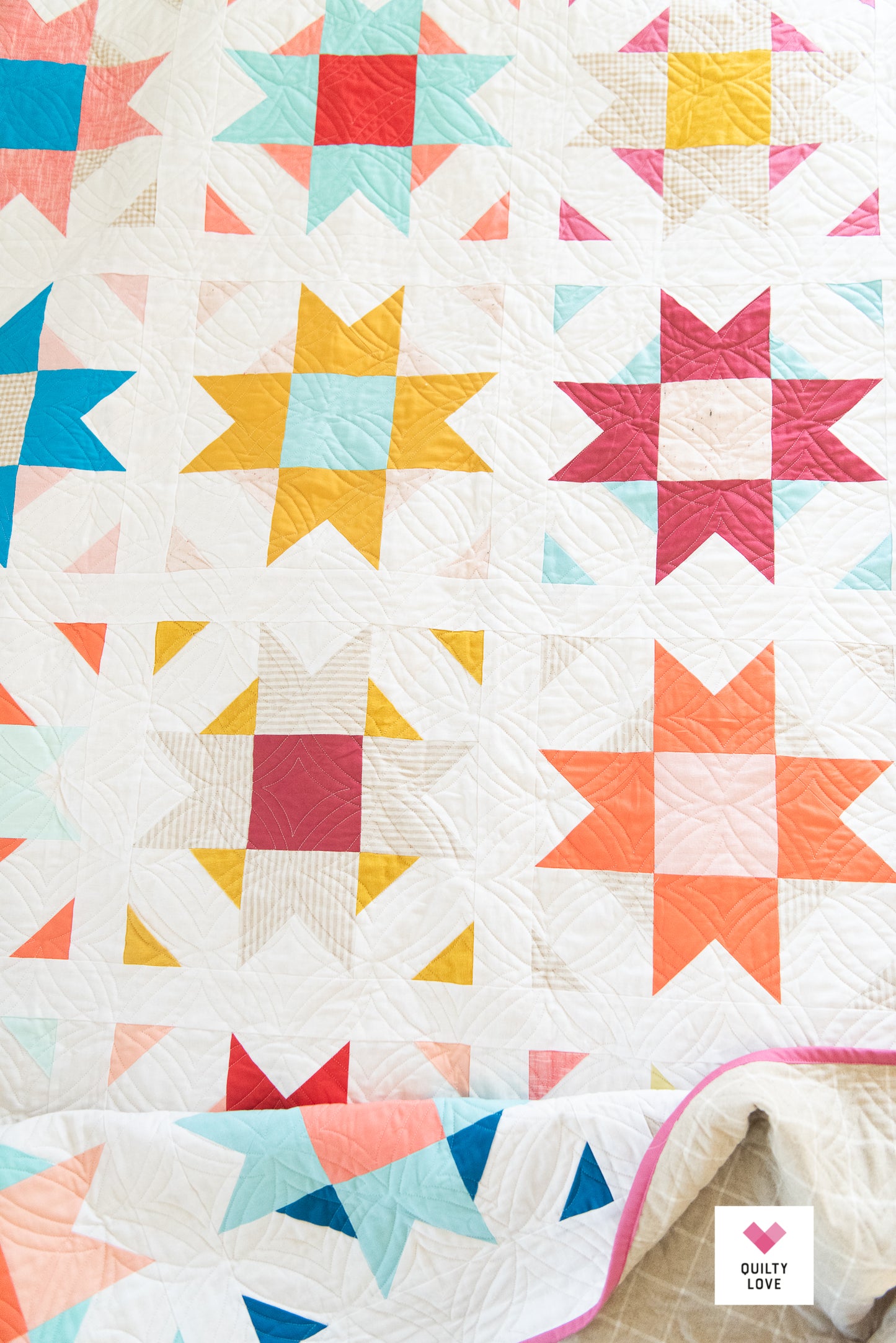 Compass Star PDF Quilt Pattern-Automatic download