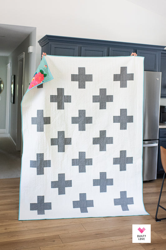 Modern Plus Handmade Quilt - Throw size