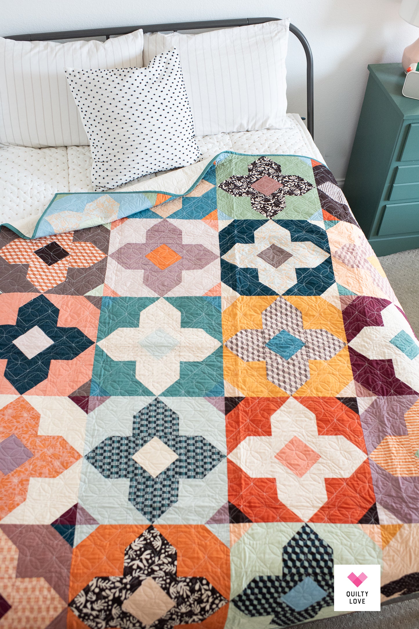 Geo Gems PDF Quilt Pattern - Digital Download