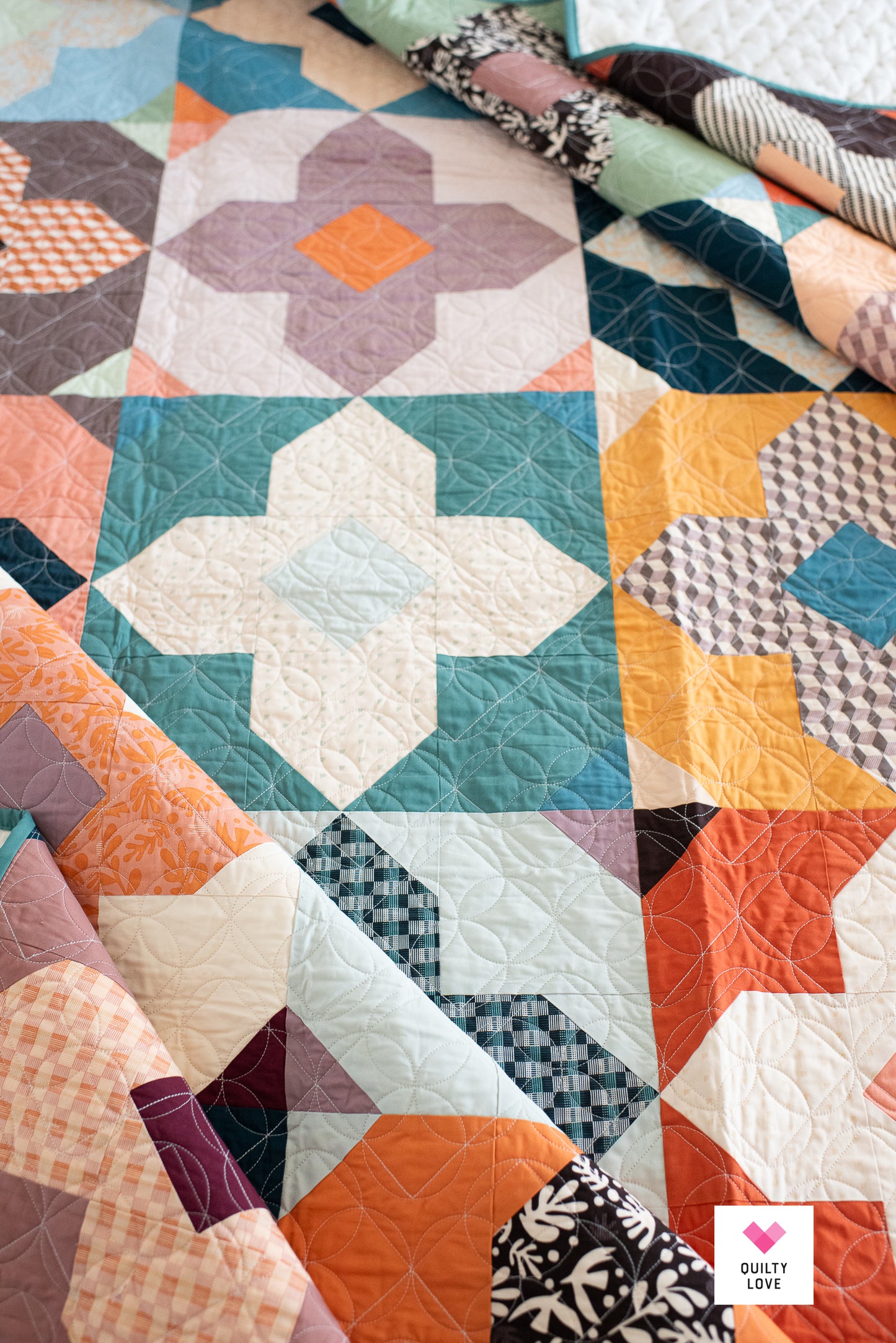 Geo Gems PDF Quilt Pattern - Digital Download