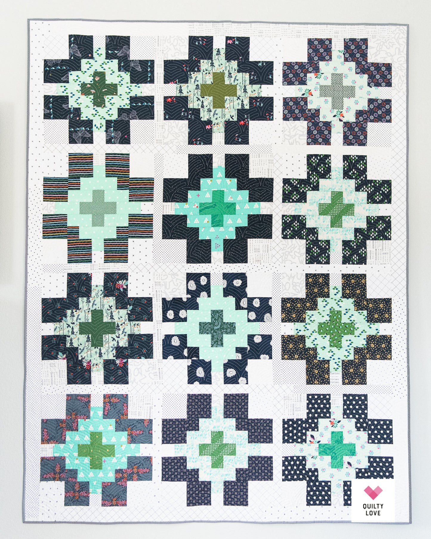 Glowing PDF Quilt Pattern-Automatic Download