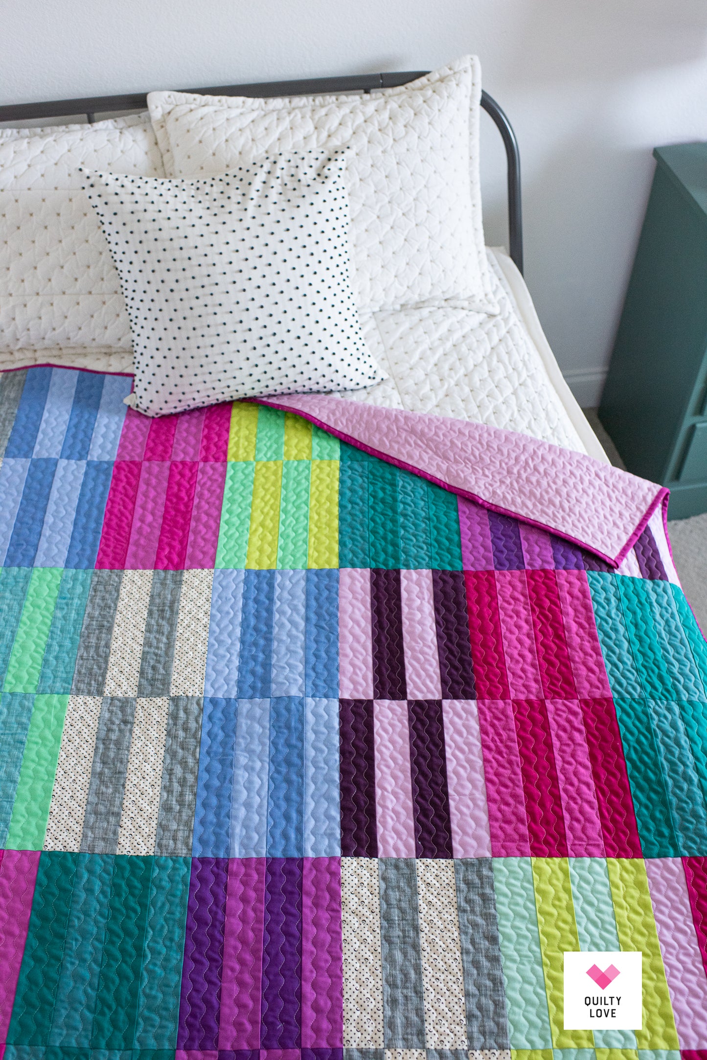 JELLY ROLL Quilt Bundle -Jelly Stripes, Happy Scallops & Lucky Log Cabins quilt pattern bundle - Automatic Download