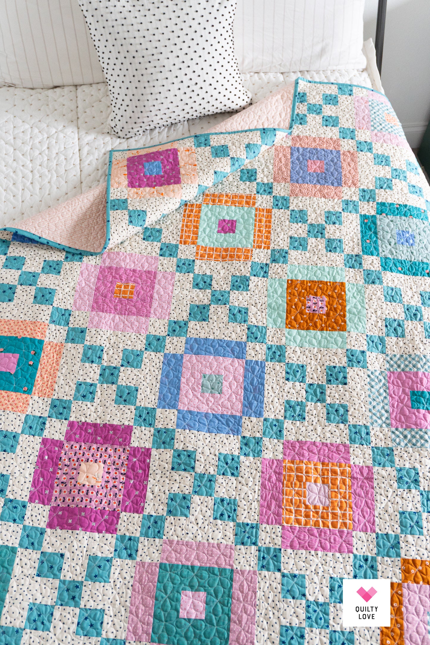 Lucky Links Handmade Quilt- The Scrappy One
