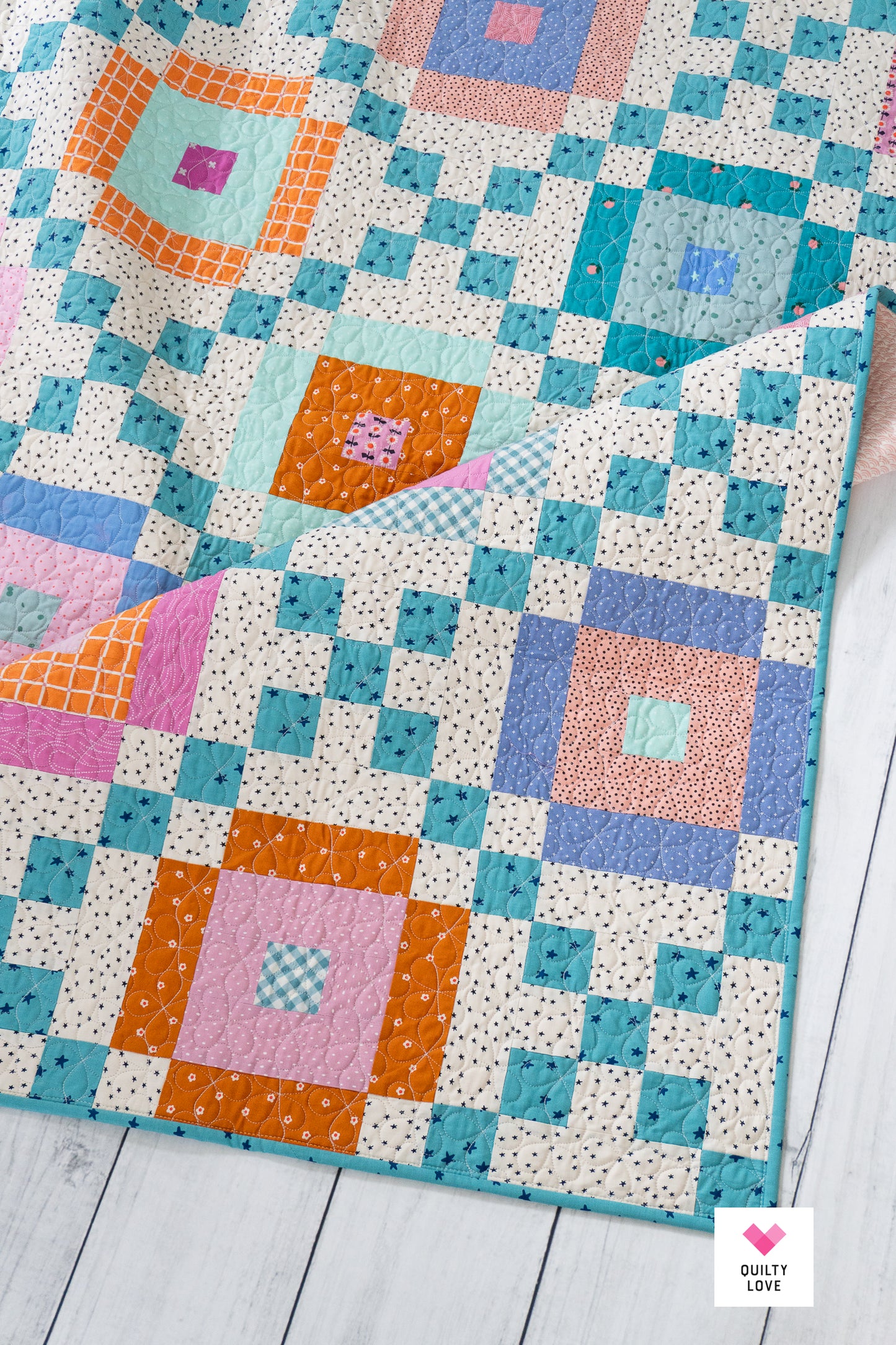 Lucky Links Handmade Quilt- The Scrappy One