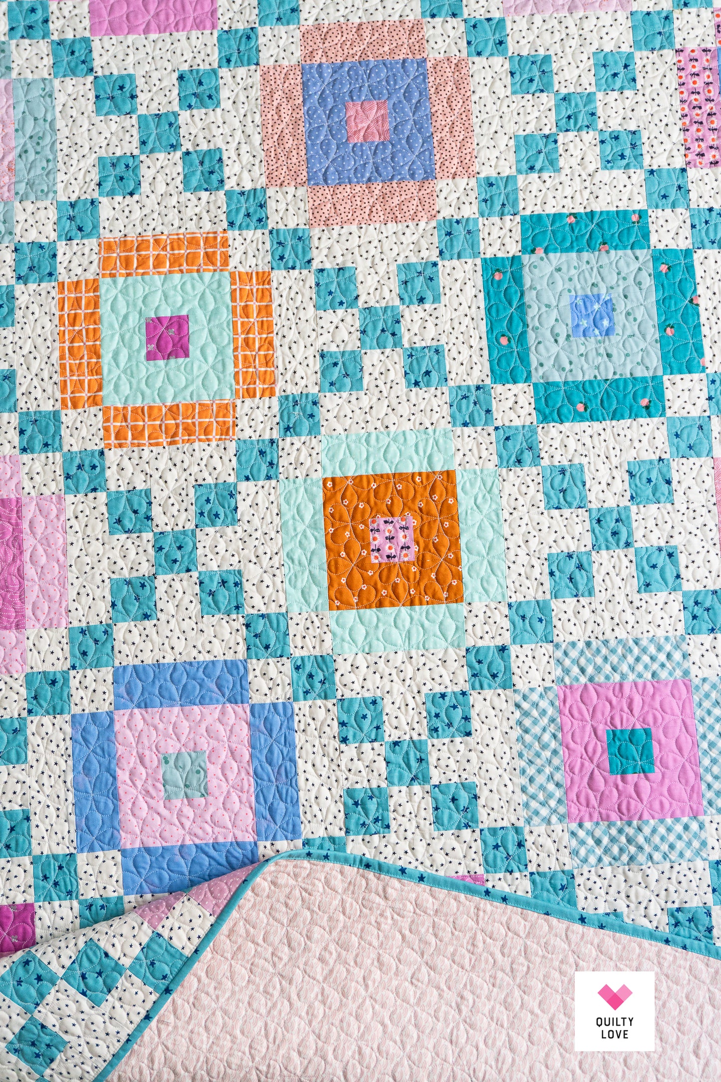 Lucky Links Handmade Quilt- The Scrappy One