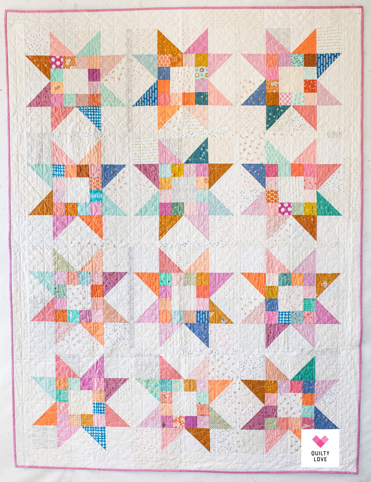 Quilty Stars PAPER quilt pattern