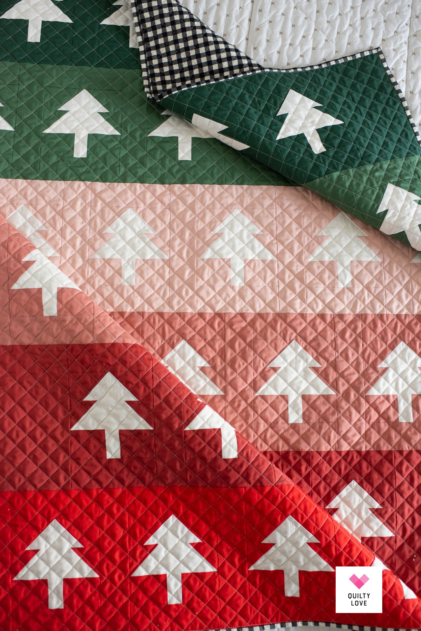 Tree Rows PAPER Quilt Pattern