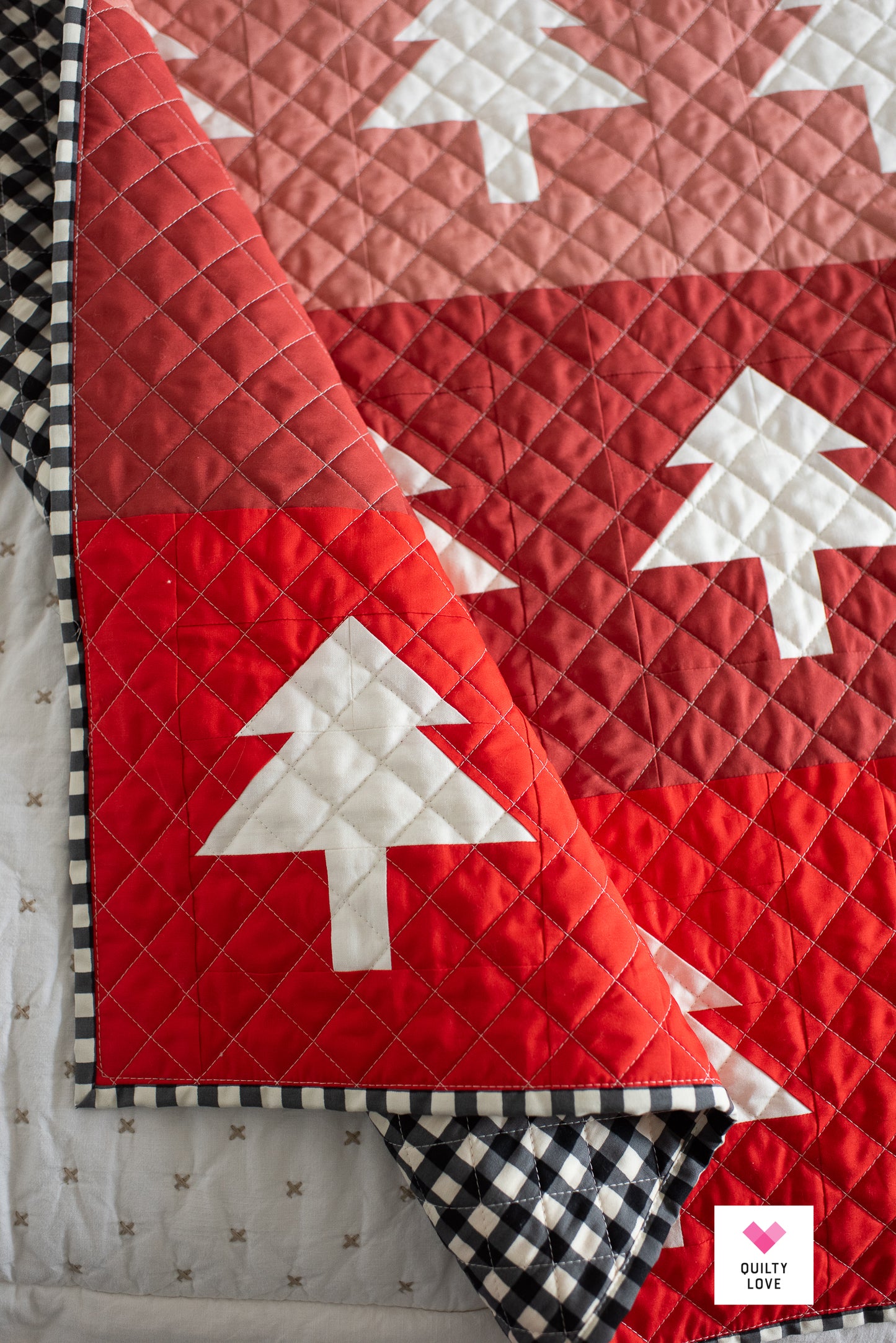 Tree Rows PAPER Quilt Pattern