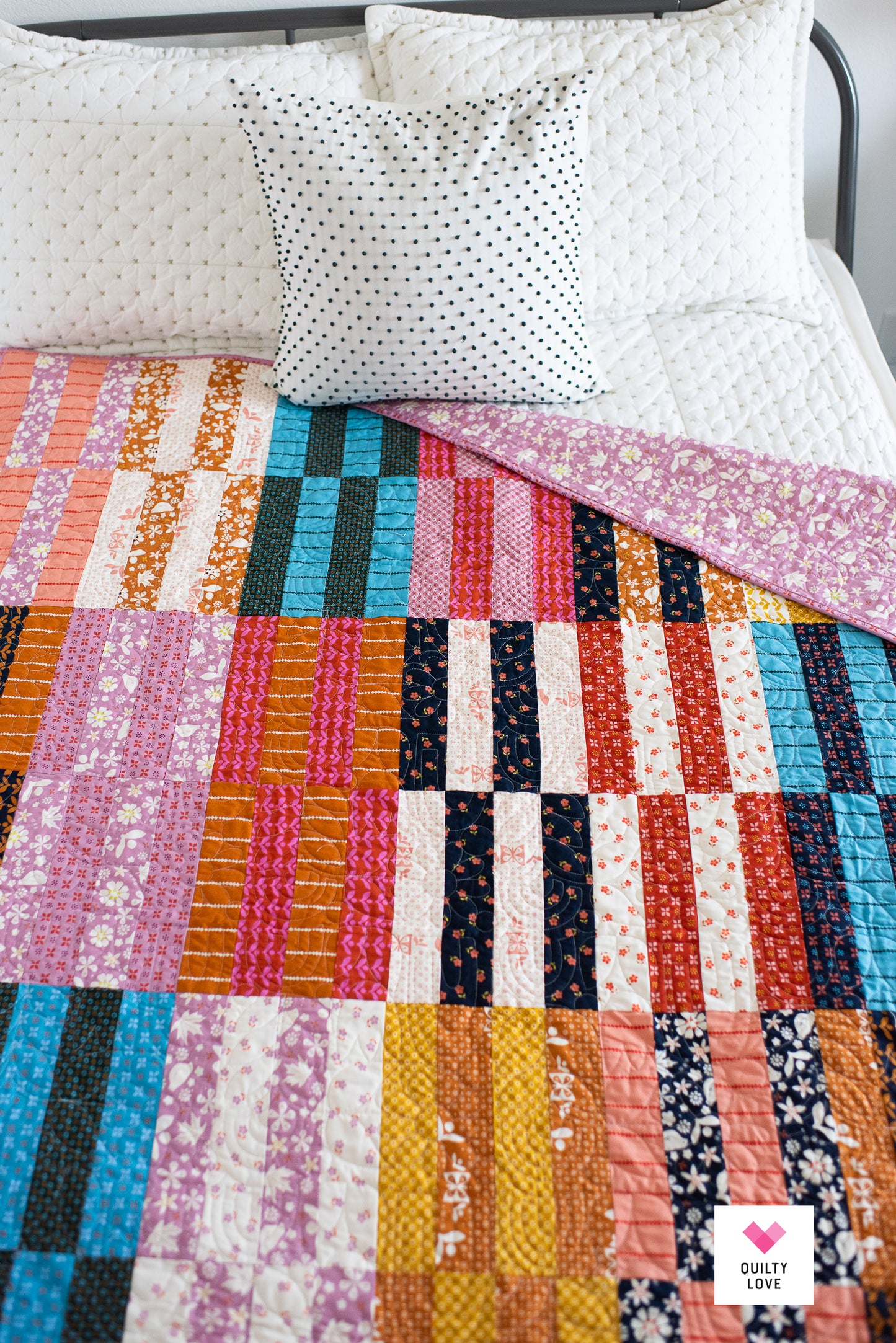 Jelly Stripes Handmade Quilt- The RSS Sugar Maple one