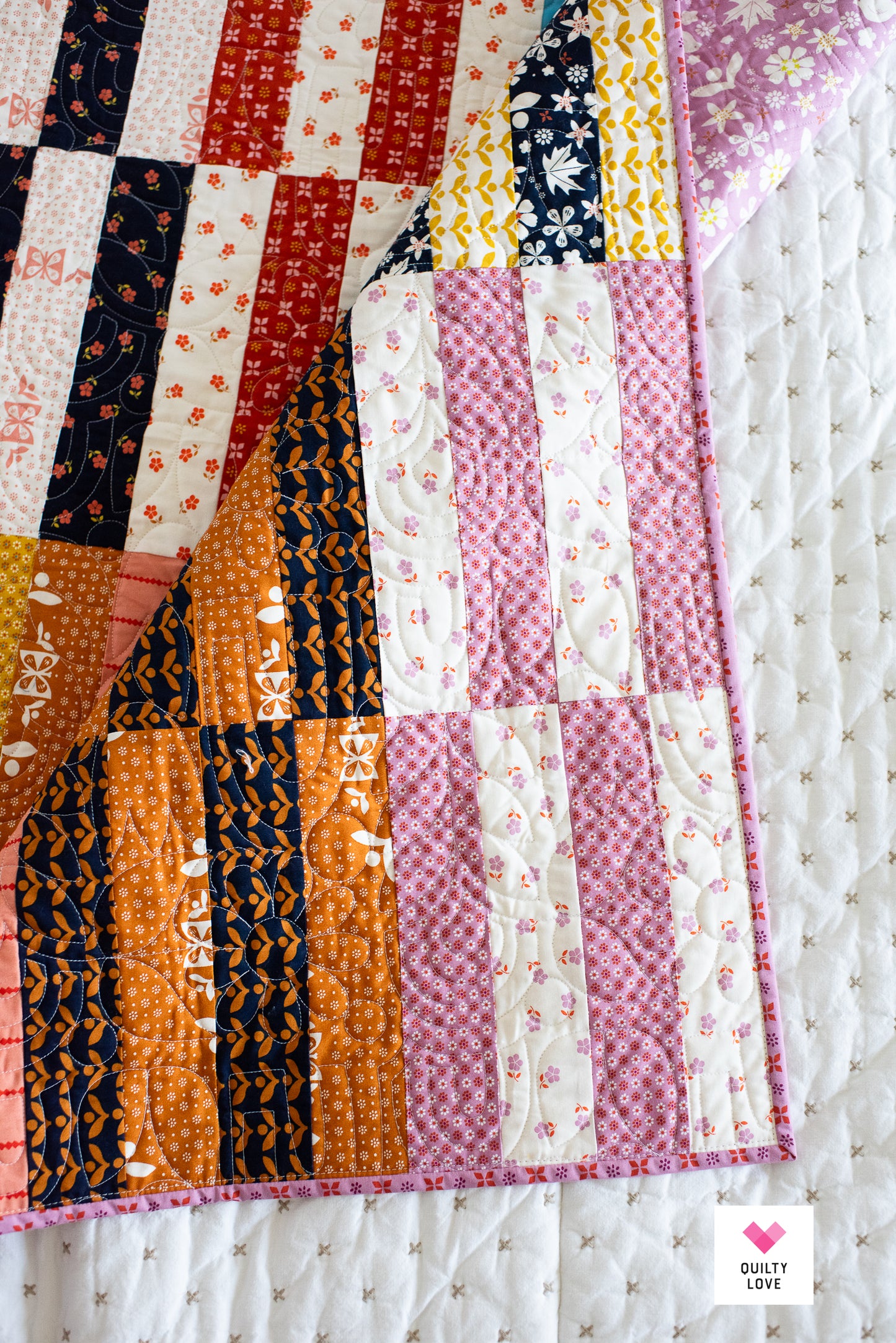 Jelly Stripes Handmade Quilt- The RSS Sugar Maple one
