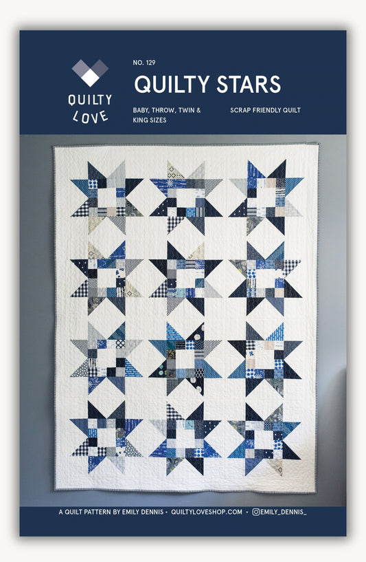 Quilty Stars PAPER quilt pattern
