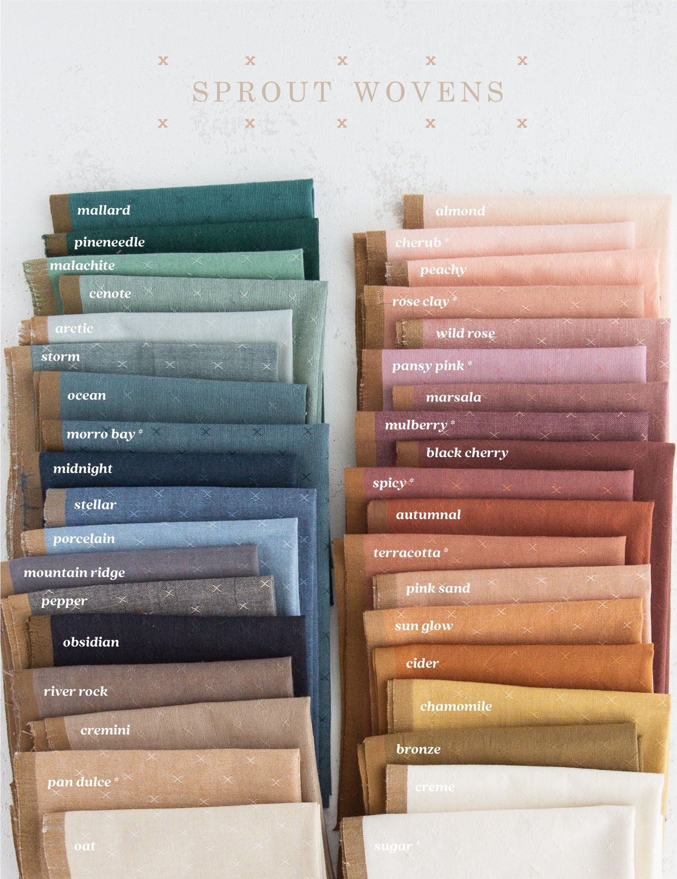 Sprout Wovens by Fableism - Fat Quarter Bundle