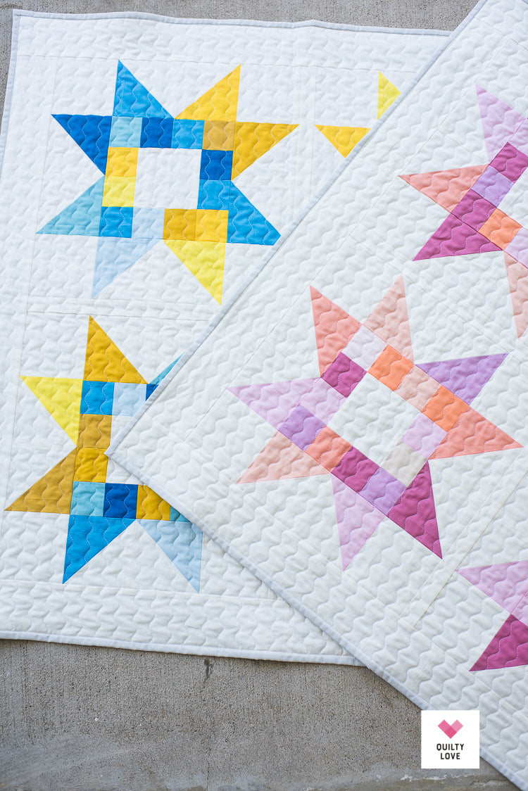 Quilty Stars PAPER quilt pattern