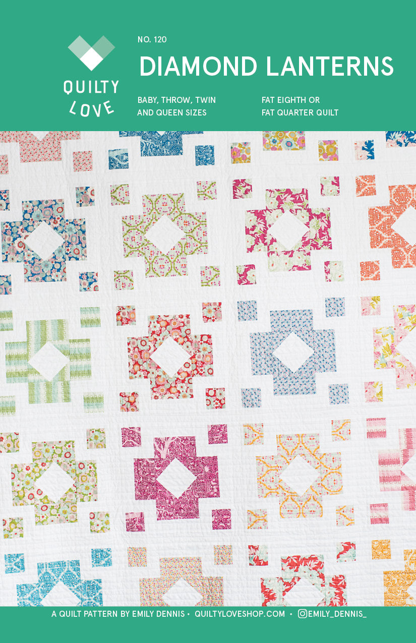 Diamond Lanterns PAPER Quilt Pattern