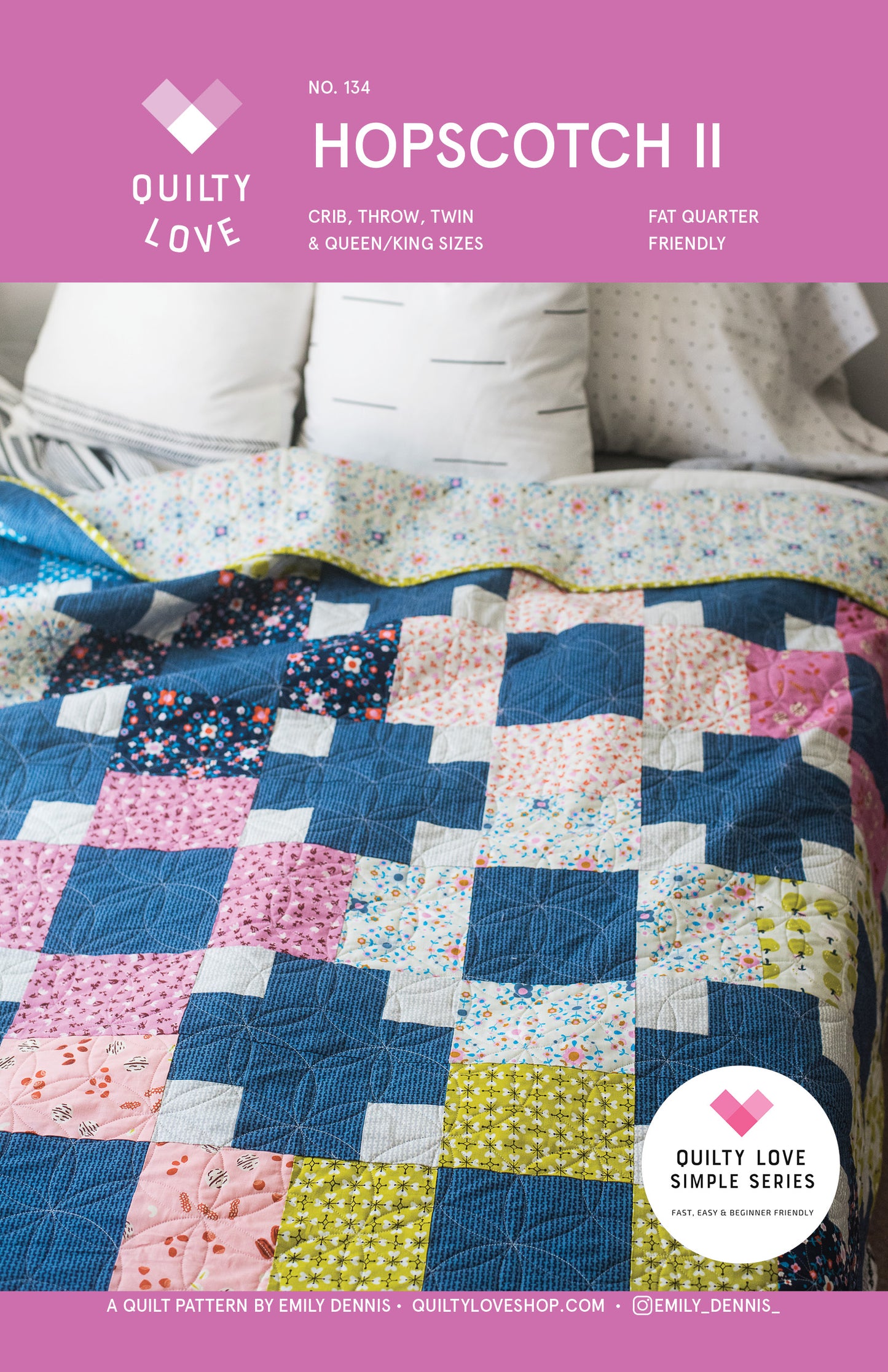 Hopscotch II PAPER Quilt Pattern