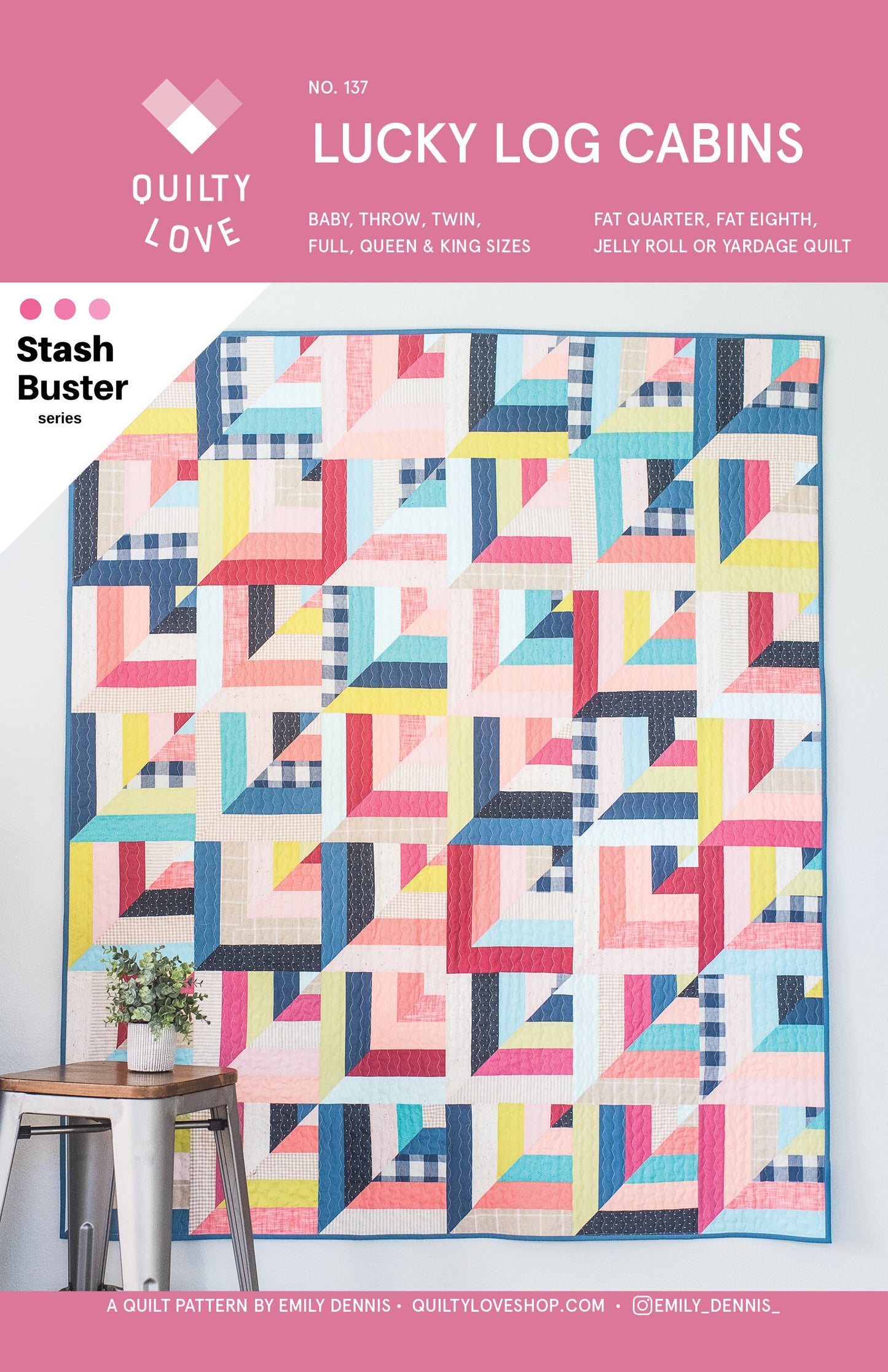 Stashbuster Series PDF quilt pattern bundle - Automatic Download