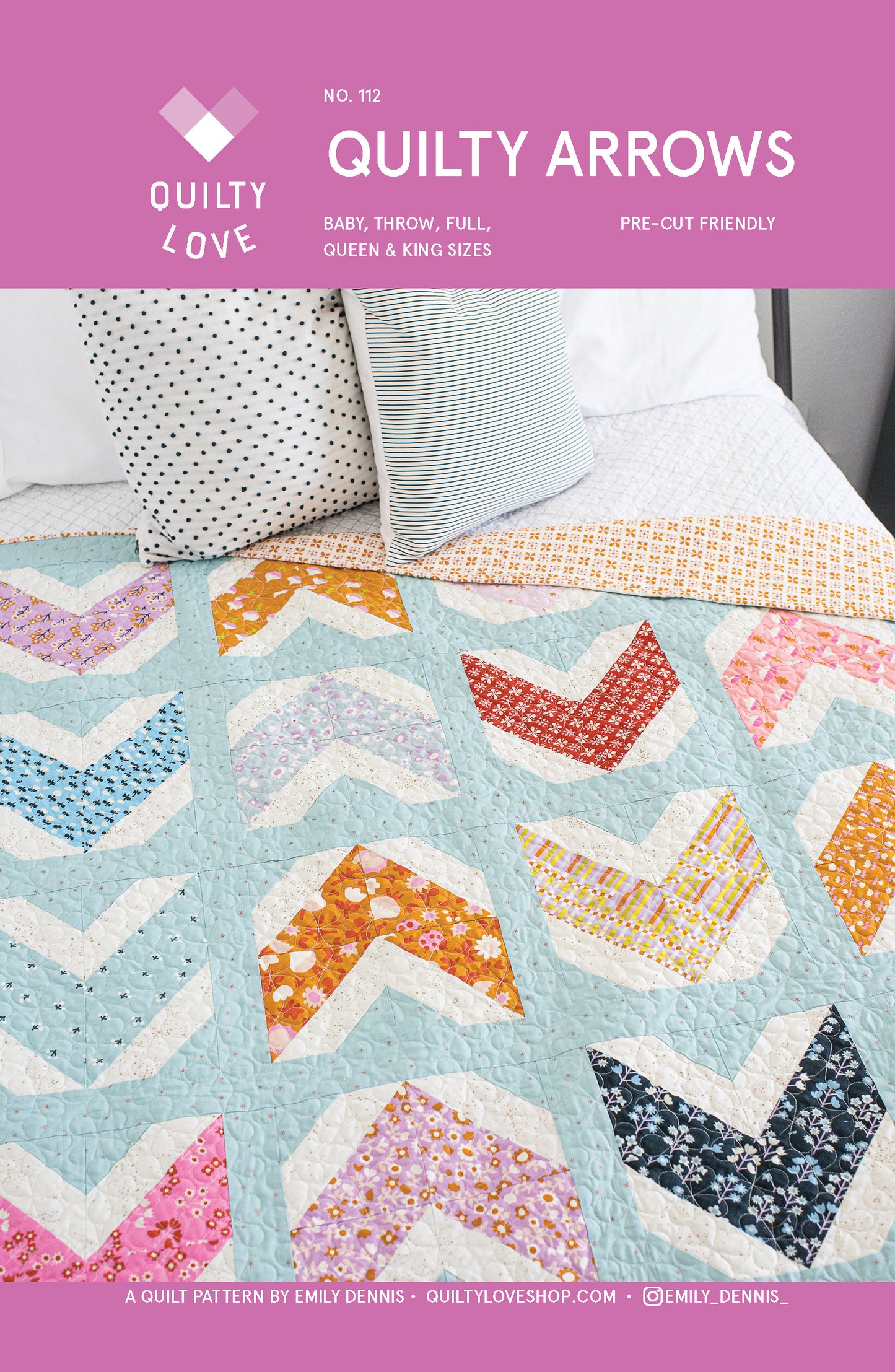 Quilty Arrows PAPER quilt pattern