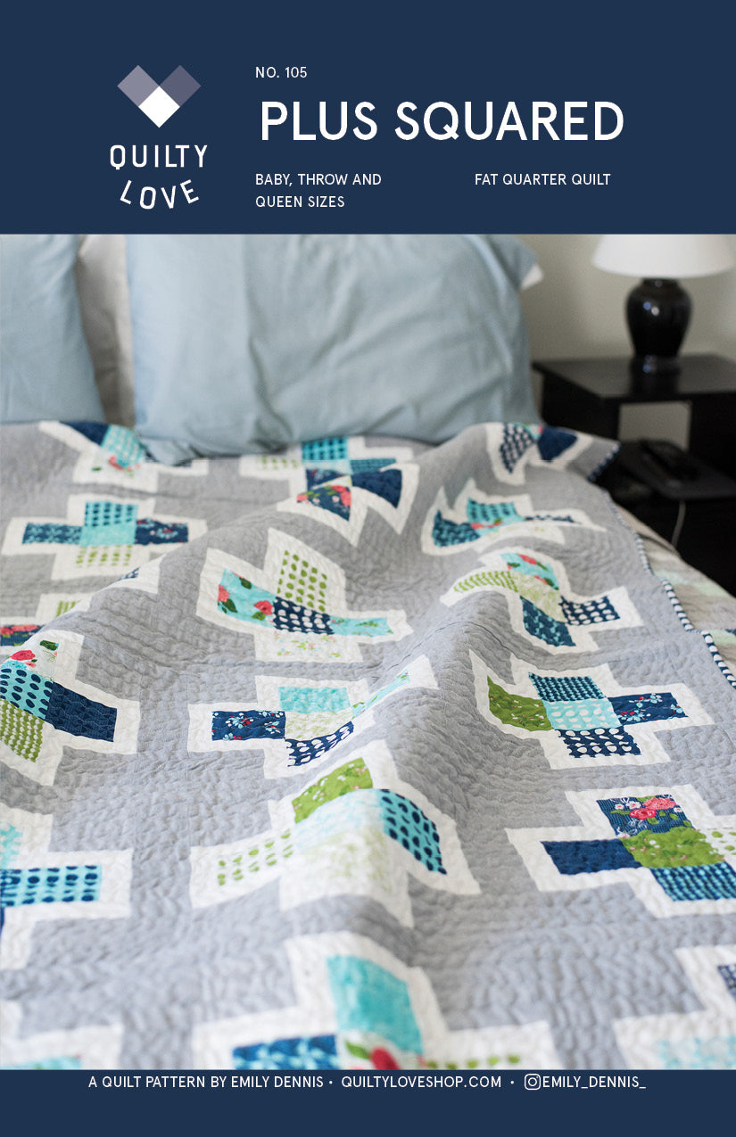 Plus Squared PAPER Quilt Pattern