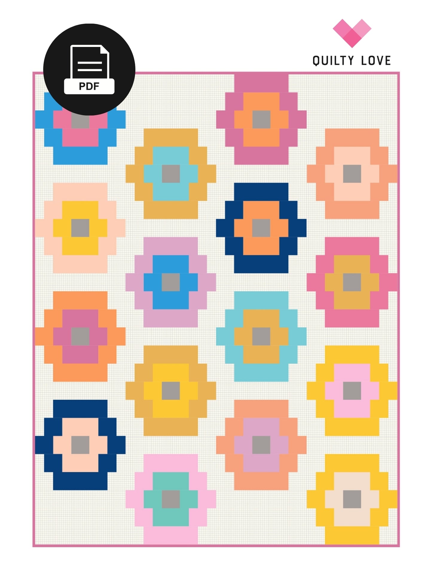 Quilty Beads PDF Quilt Pattern-Automatic Download