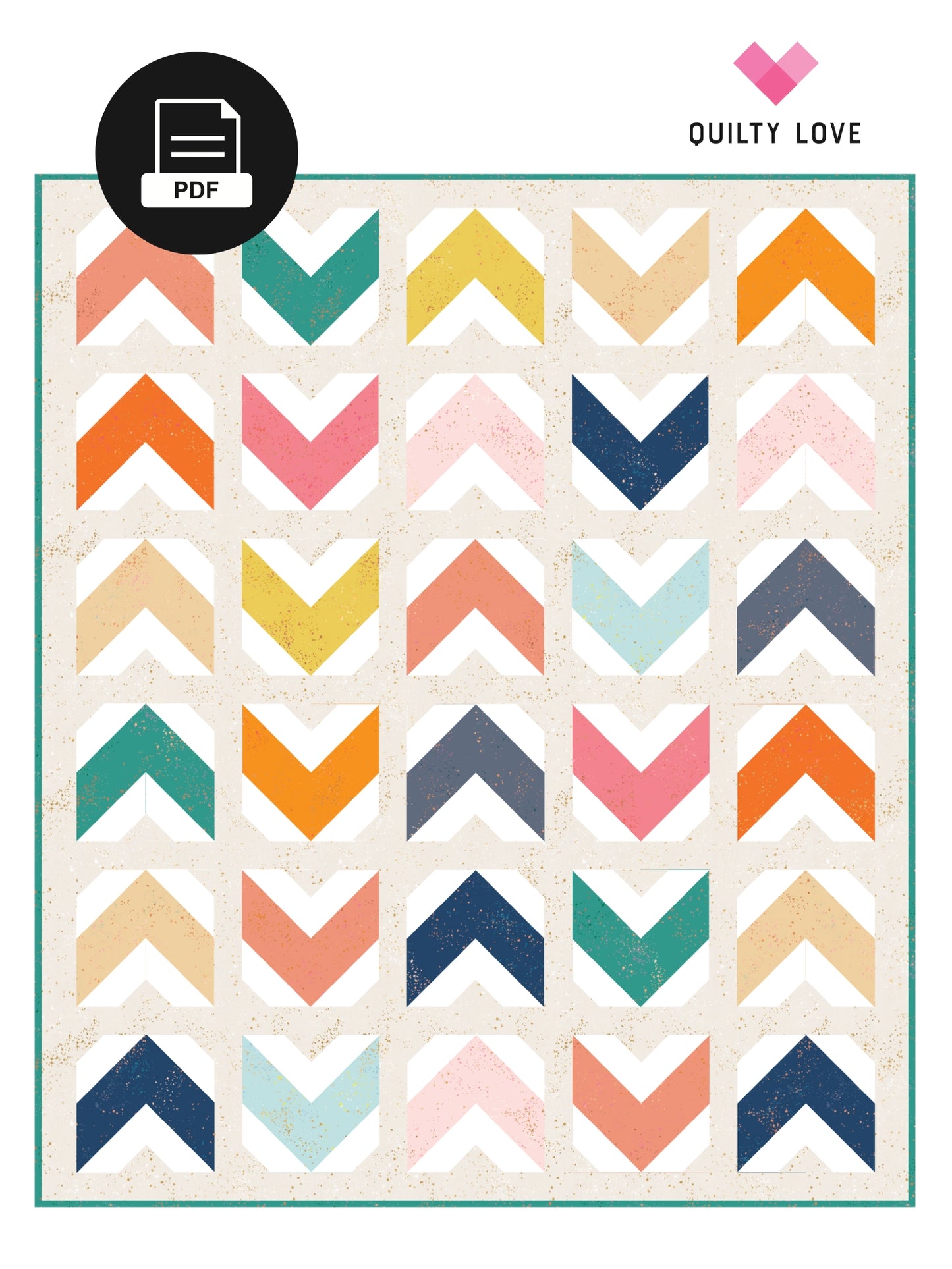 Quilty Arrows PDF quilt pattern