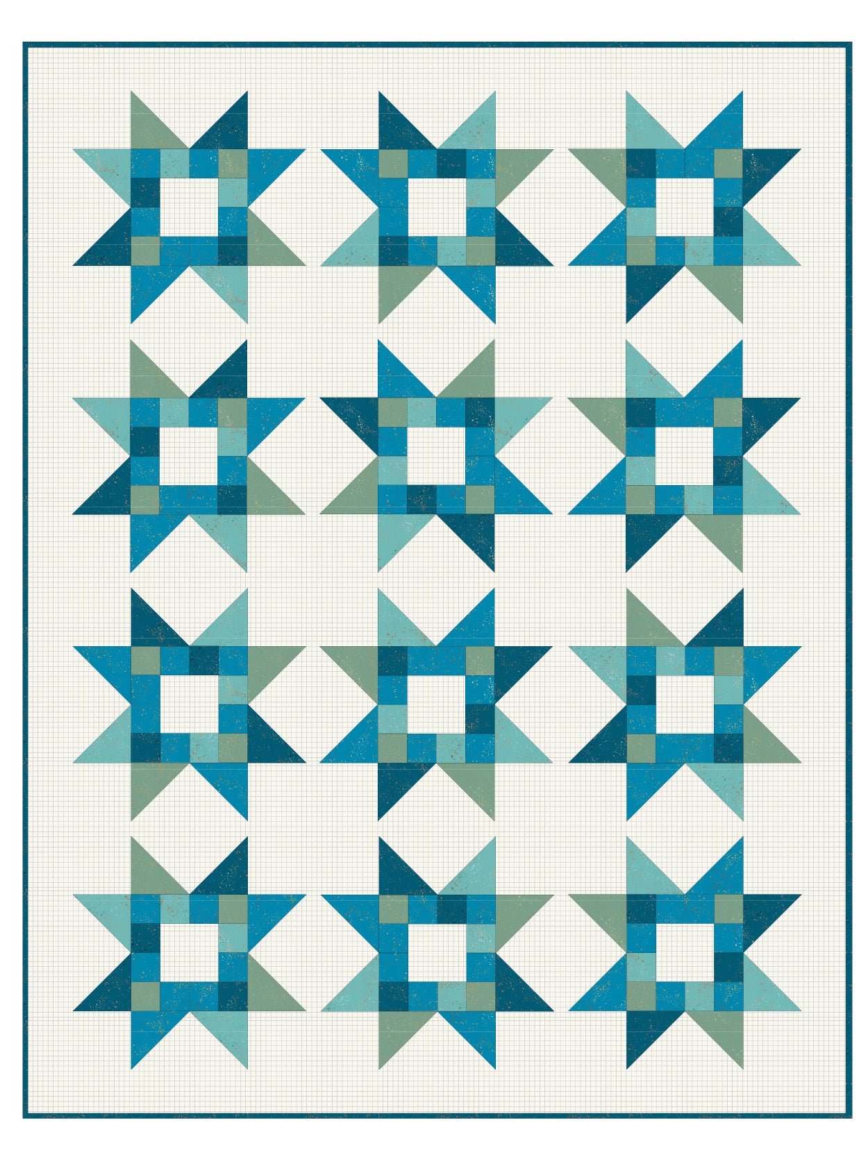 Quilty Stars PDF quilt pattern - Automatic Download