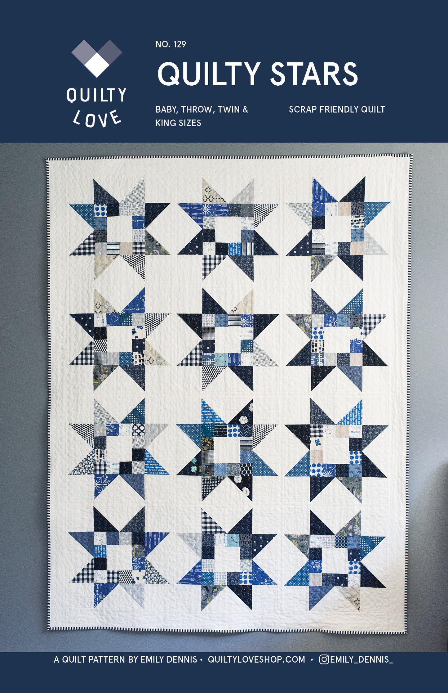 Quilty Stars PDF quilt pattern - Automatic Download