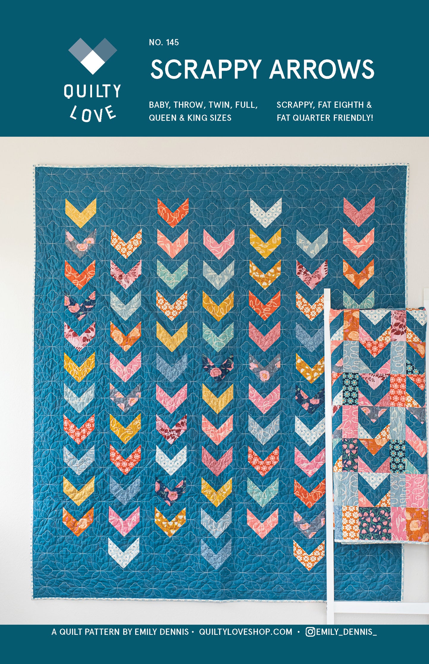 Scrappy Arrows PDF Quilt Pattern-Automatic Download