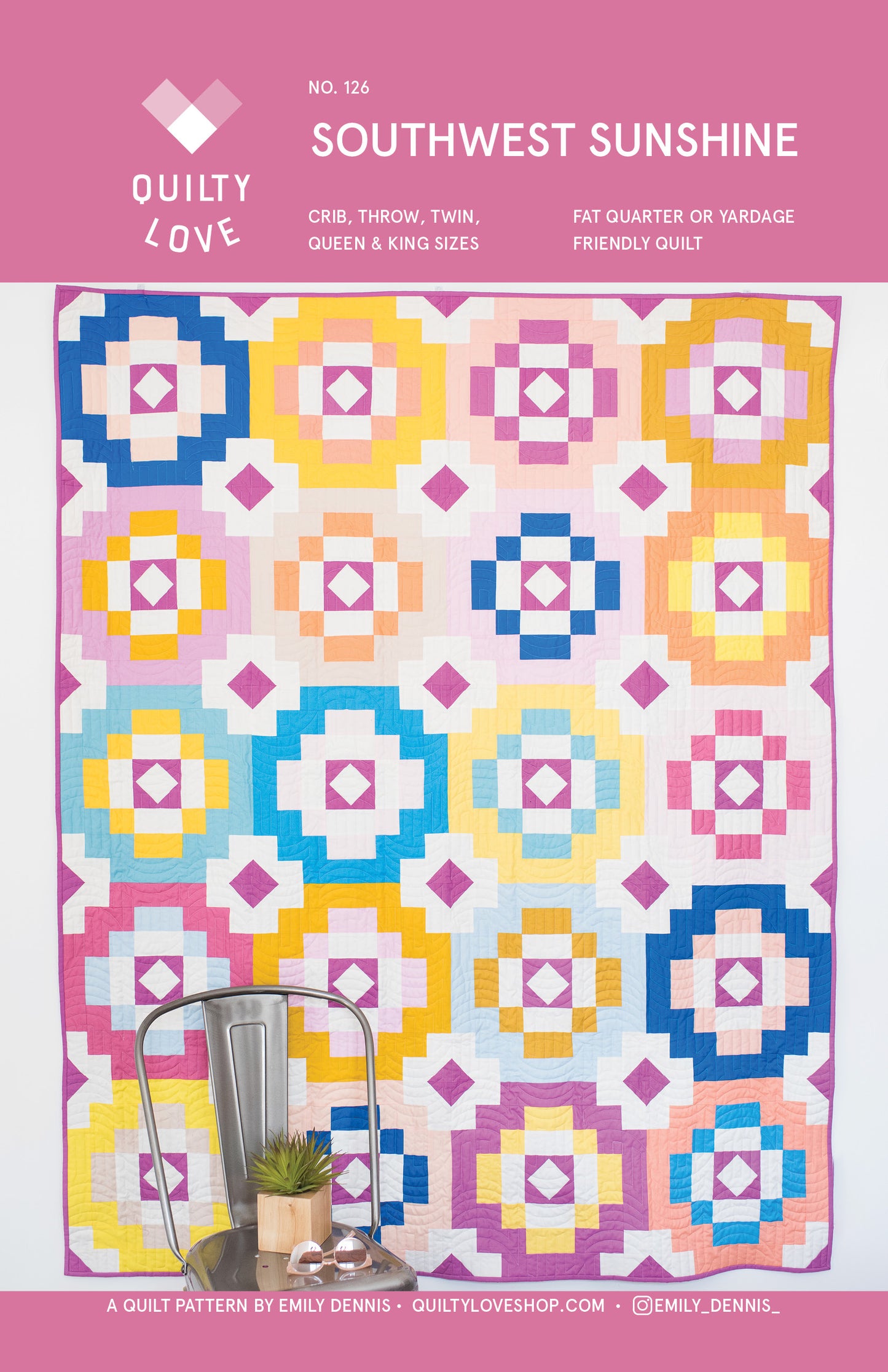 Southwest Sunshine PDF Quilt Pattern-Automatic download