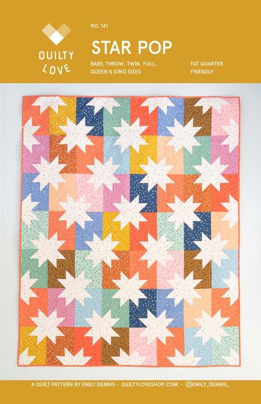 Star Pop PAPER Quilt Pattern