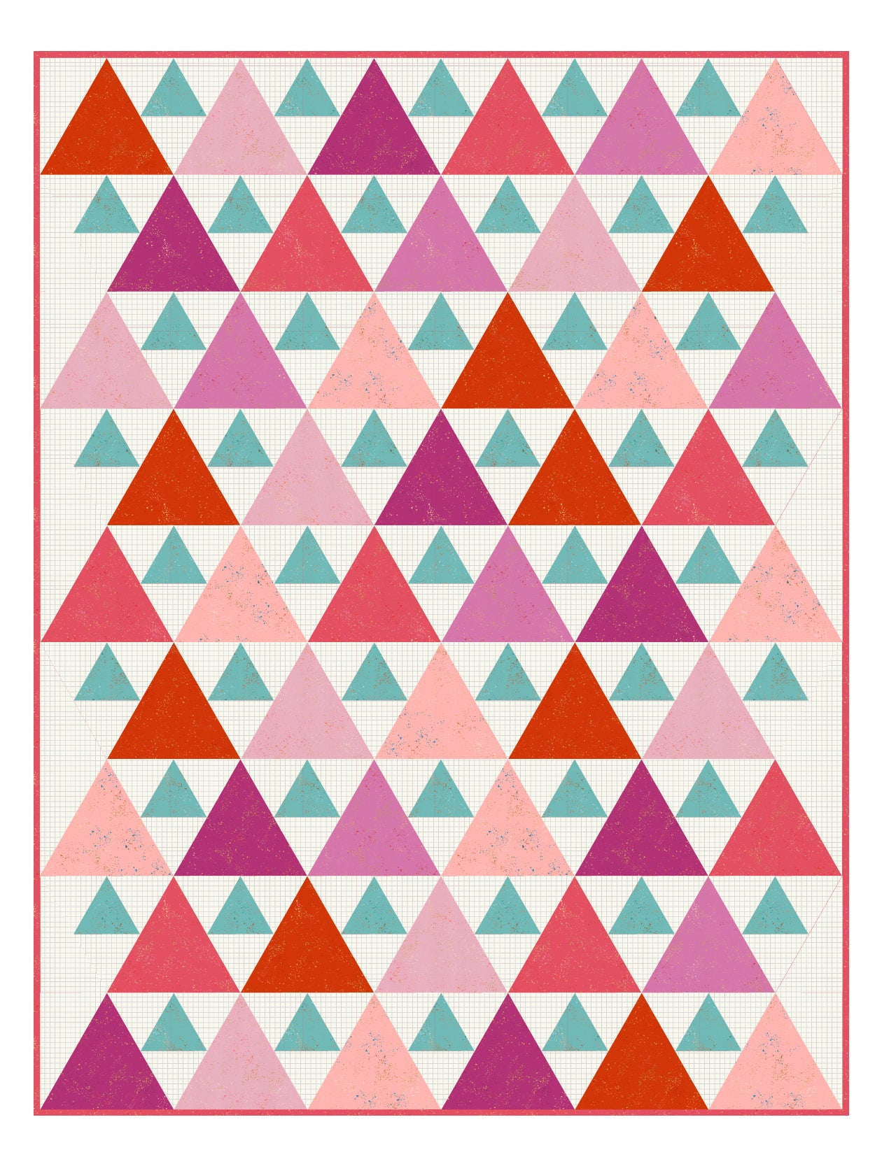 Triangle Peaks PDF Quilt Pattern-Automatic download