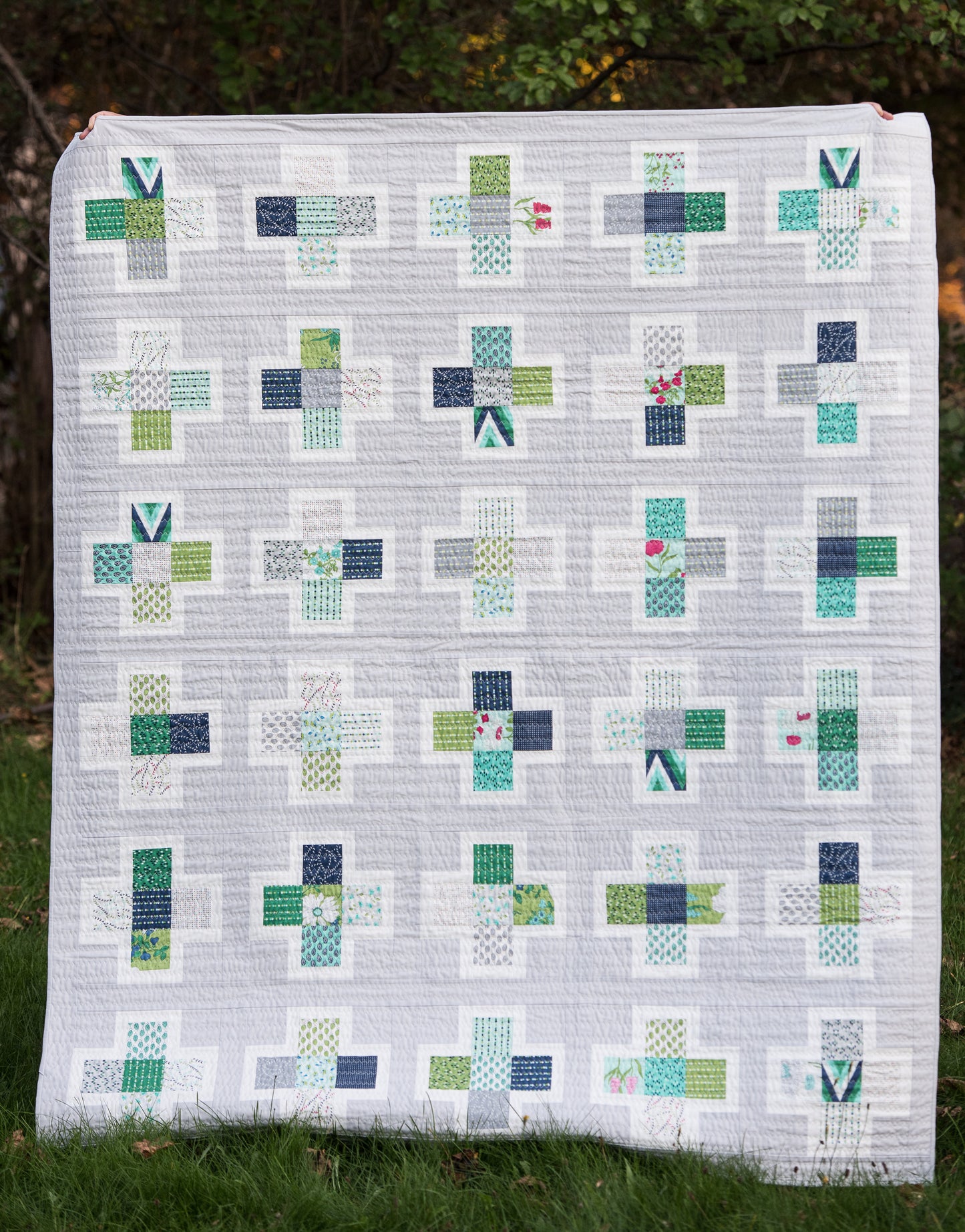 Plus Squared PAPER Quilt Pattern