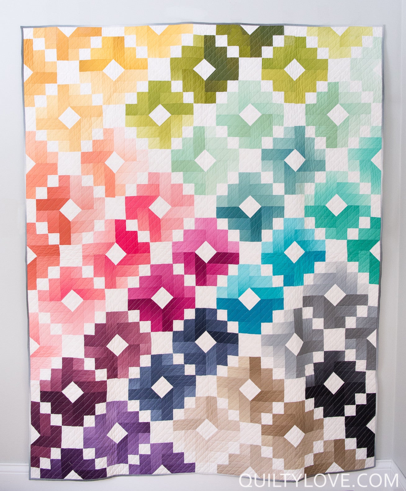 Ombre Gems PDF quilt pattern