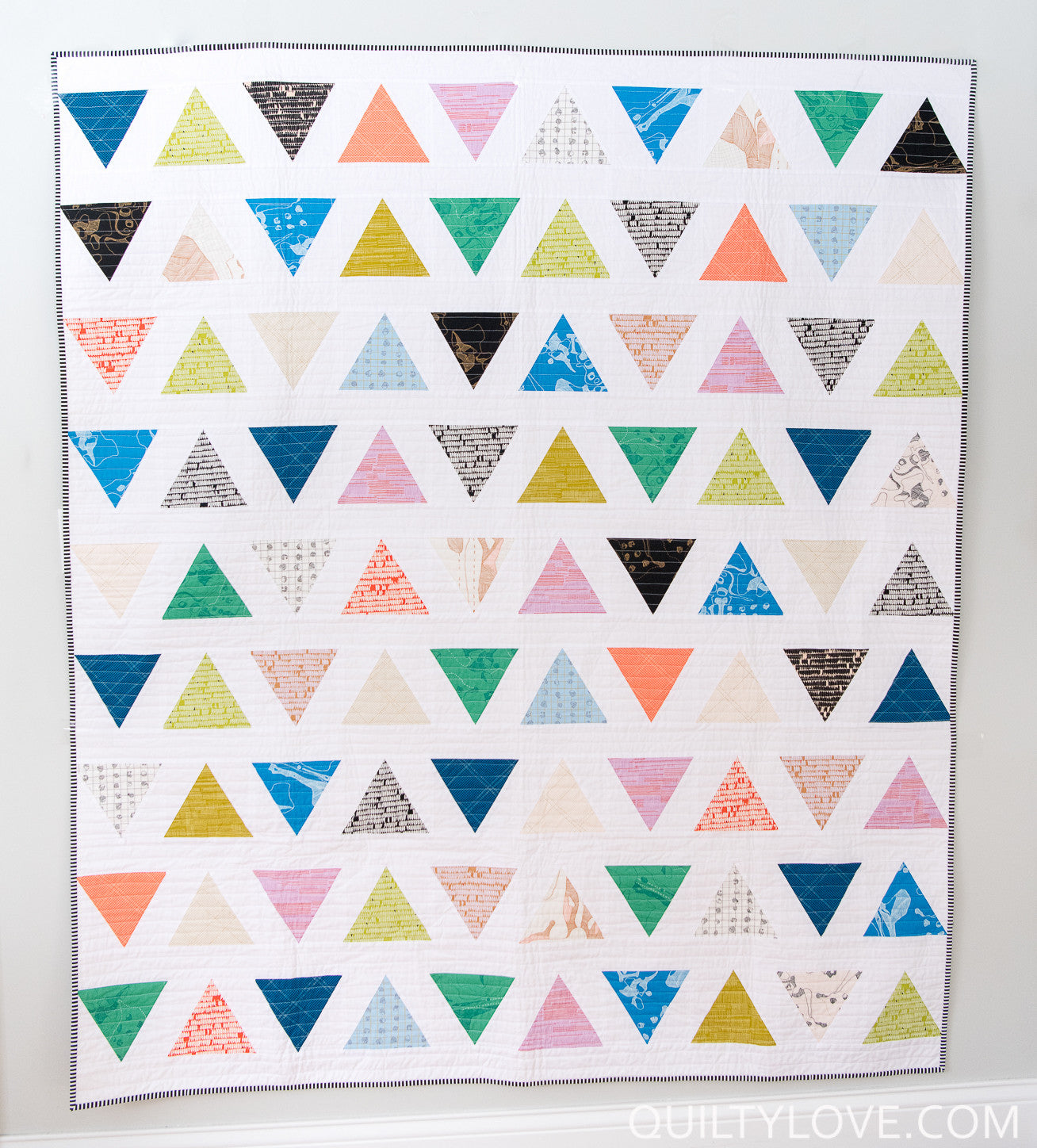 Triangle Pop PDF quilt pattern