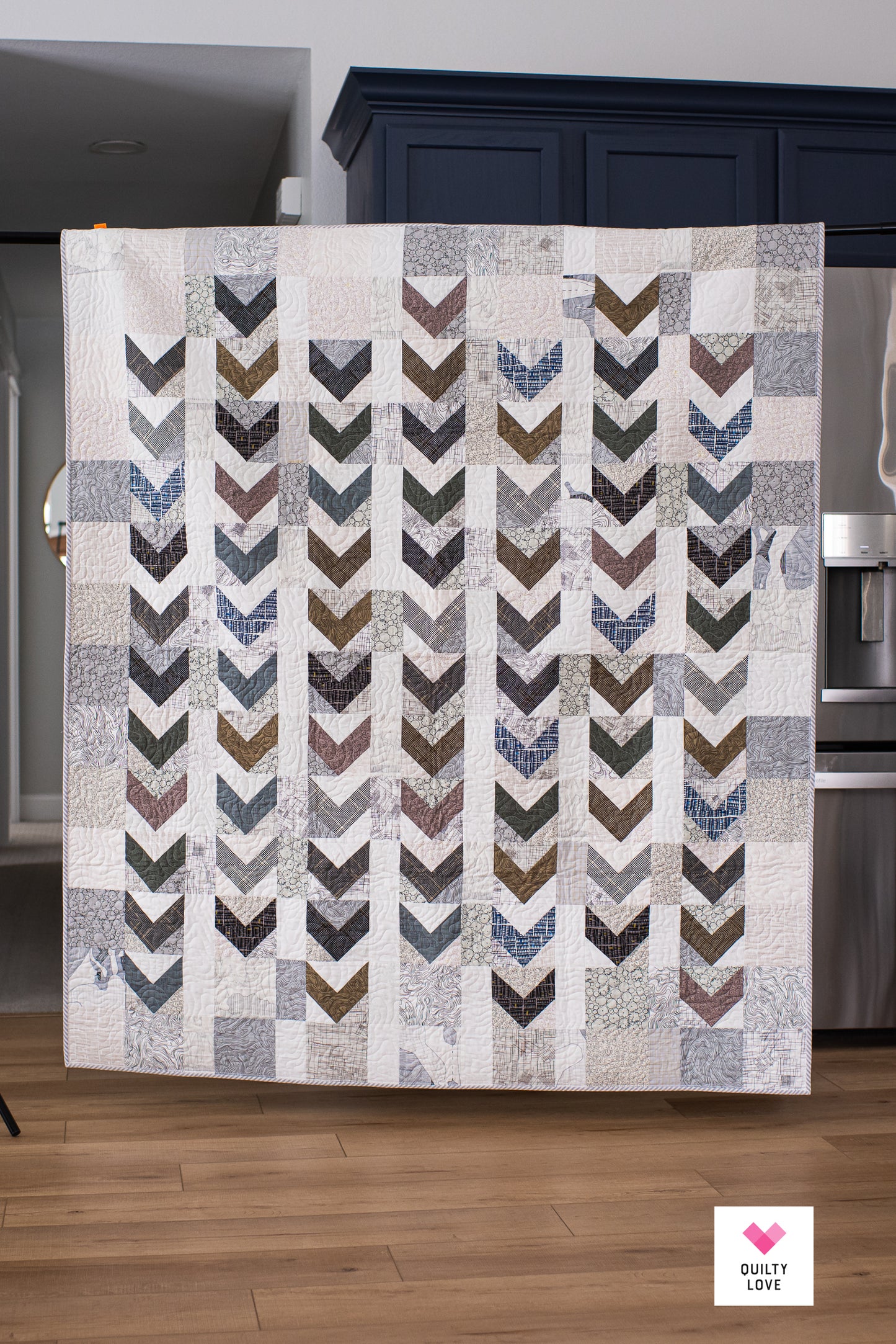 Scrappy Arrows Quilt - The Carolyn Friedlander one