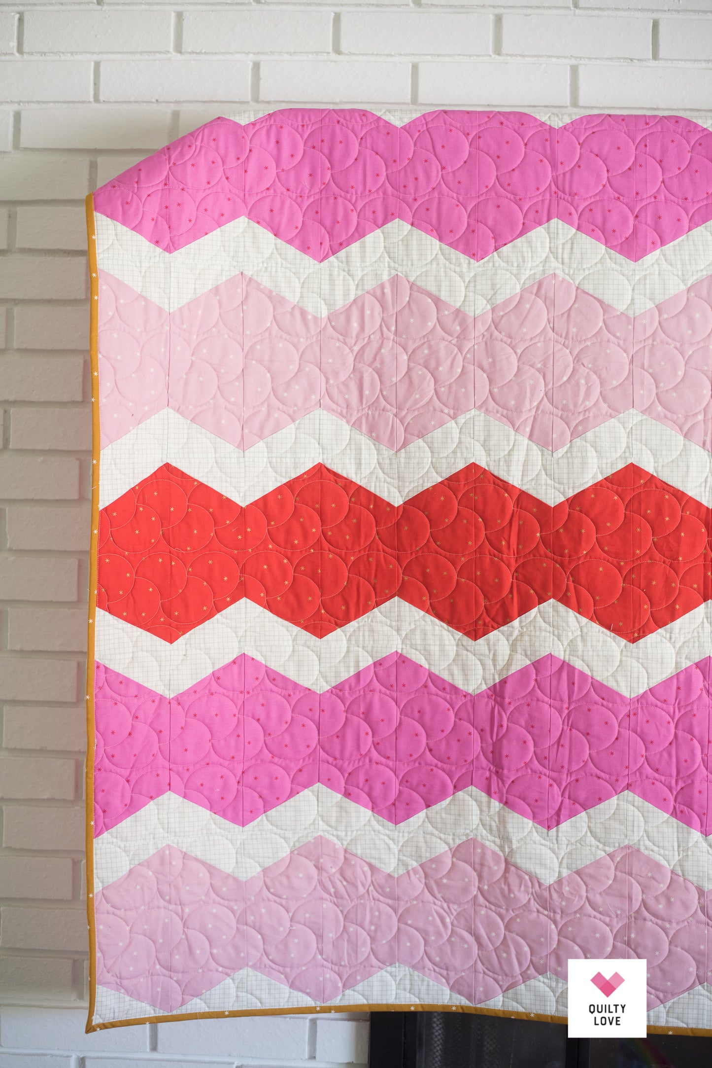Hexie Pop PAPER Quilt Pattern