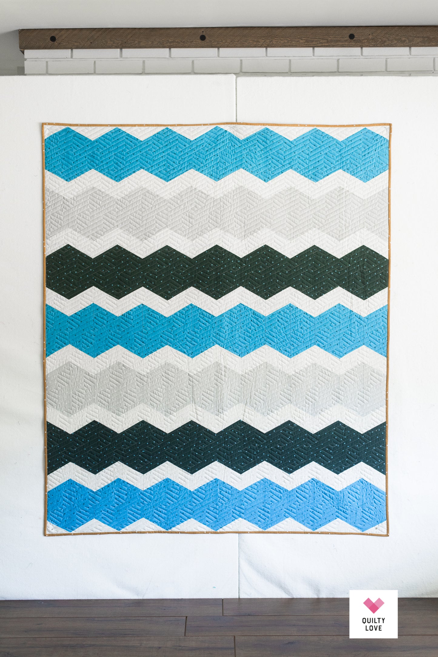 Hexie Pop PDF Quilt Pattern-Automatic download